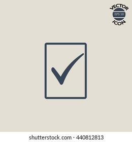 Ok glyph Icon Vector