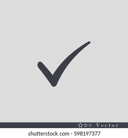 Ok glyph Icon Vector