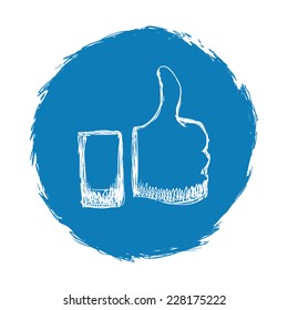 ok graphic design , vector illustration
