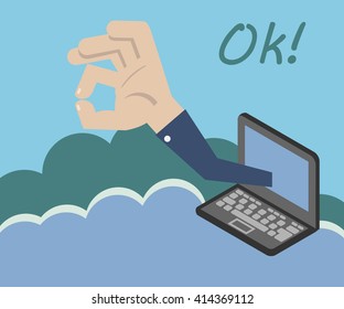 OK hand