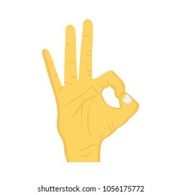 OK hand gesture 