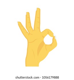 OK hand gesture 