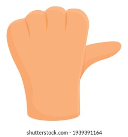 Ok hand gesture icon. Cartoon of Ok hand gesture vector icon for web design isolated on white background