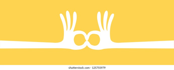 ok hand sign long header