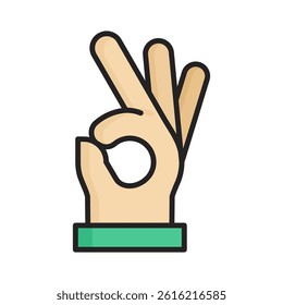 Ok Icon Element For Design