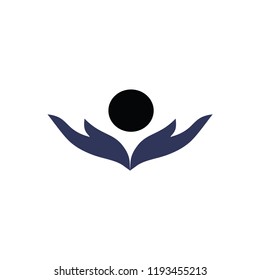 ok icon logo. signal hand logo