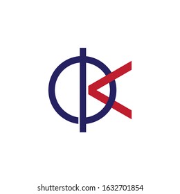 ok icon logo vector design