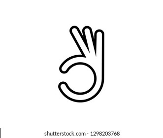 OK icon representing confirmation and approval
