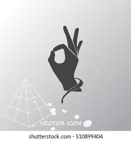 Ok icon vector