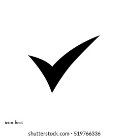 ok icon, vector best flat icon, EPS