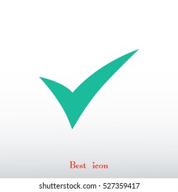ok icon, vector best flat icon, EPS