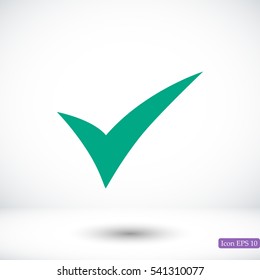 ok icon, vector best flat icon, EPS