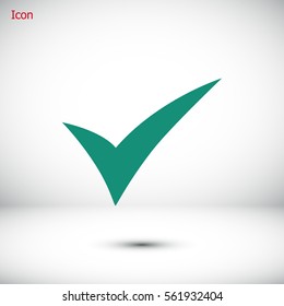 ok icon, vector best flat icon, EPS