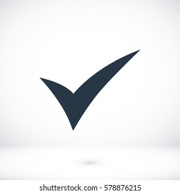 ok icon, vector best flat icon, EPS