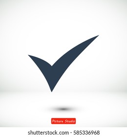 ok icon, vector best flat icon, EPS