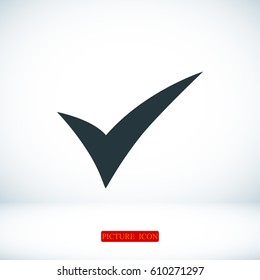 ok icon, vector best flat icon, EPS