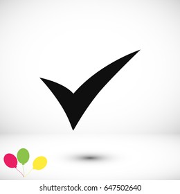 ok icon, vector best flat icon, EPS