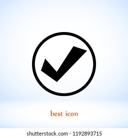 Ok Icon Vector, Vector EPS 10 illustration style