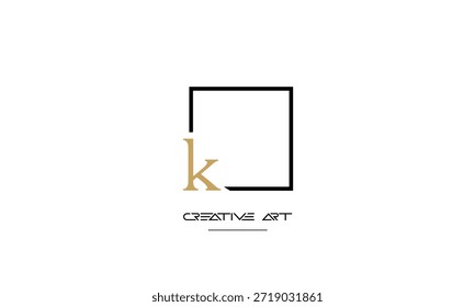 OK, KO, O, K letras abstratas monograma de logotipo