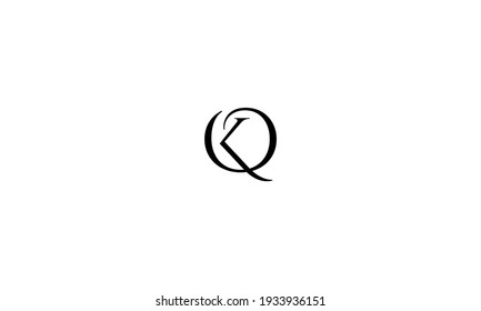 OK Letter Logo Design With Simple style