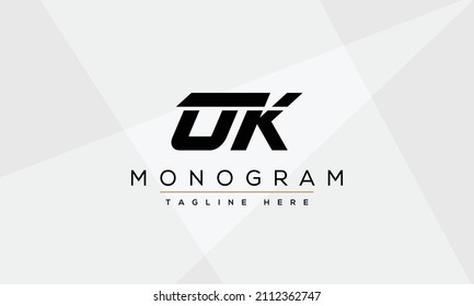 OK logo design vector template