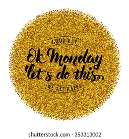 Ok monday let is do this insignia  and labels It can be used as a card or poster
