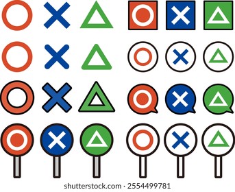 OK and NG icon set