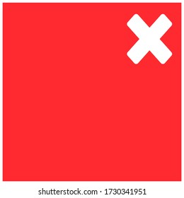 For ok or not background with white  frame. Vector illustration digital image.