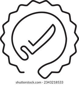 Ok one line icon, yes one line icon. Simple one line vector icon
