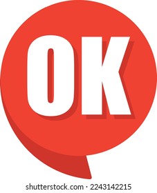 Ok signiere Comic-Sprachblase im Pop-Art-Stil. Comic-Rede. Dialogfenster. Gelbes Banner zum Verkauf.