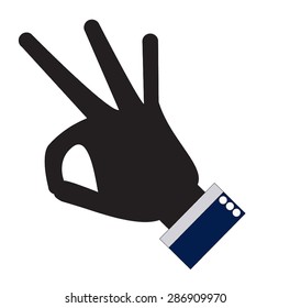 OK sign icon