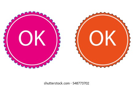 OK sign icons