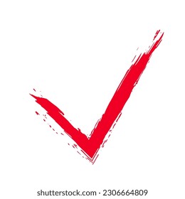 The OK symbol is drawn by hand with a brush. Sign of consent, approval. Vector