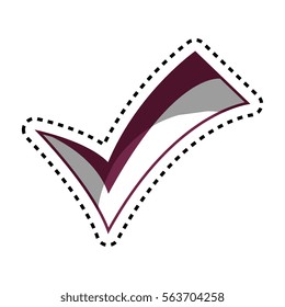ok symbol isolated icon