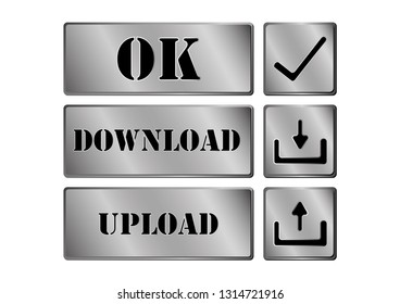 Ok Upload Download buttons