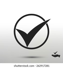 ok vector icon