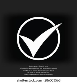 ok vector icon