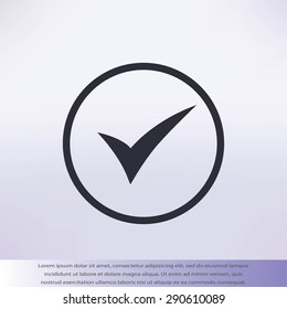 ok vector icon