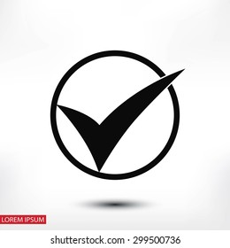 ok vector icon