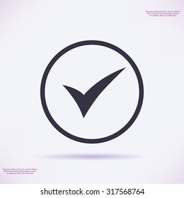 ok vector icon
