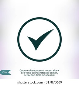 ok vector icon