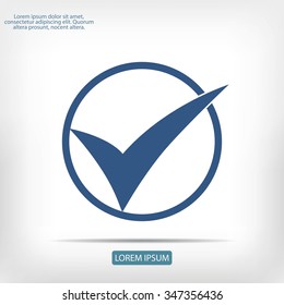 ok vector icon
