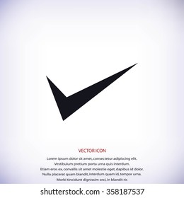 ok vector icon