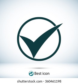 ok vector icon