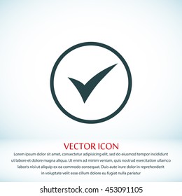 ok vector icon