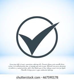 ok vector icon