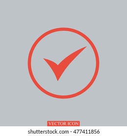 ok vector icon, vector best flat icon, EPS