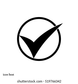 ok vector icon, vector best flat icon, EPS