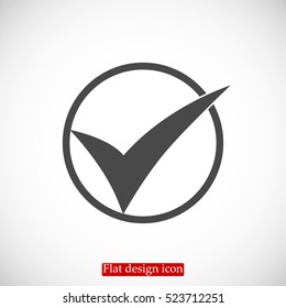 ok vector icon, vector best flat icon, EPS