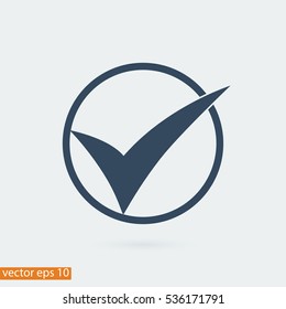 ok vector icon, vector best flat icon, EPS